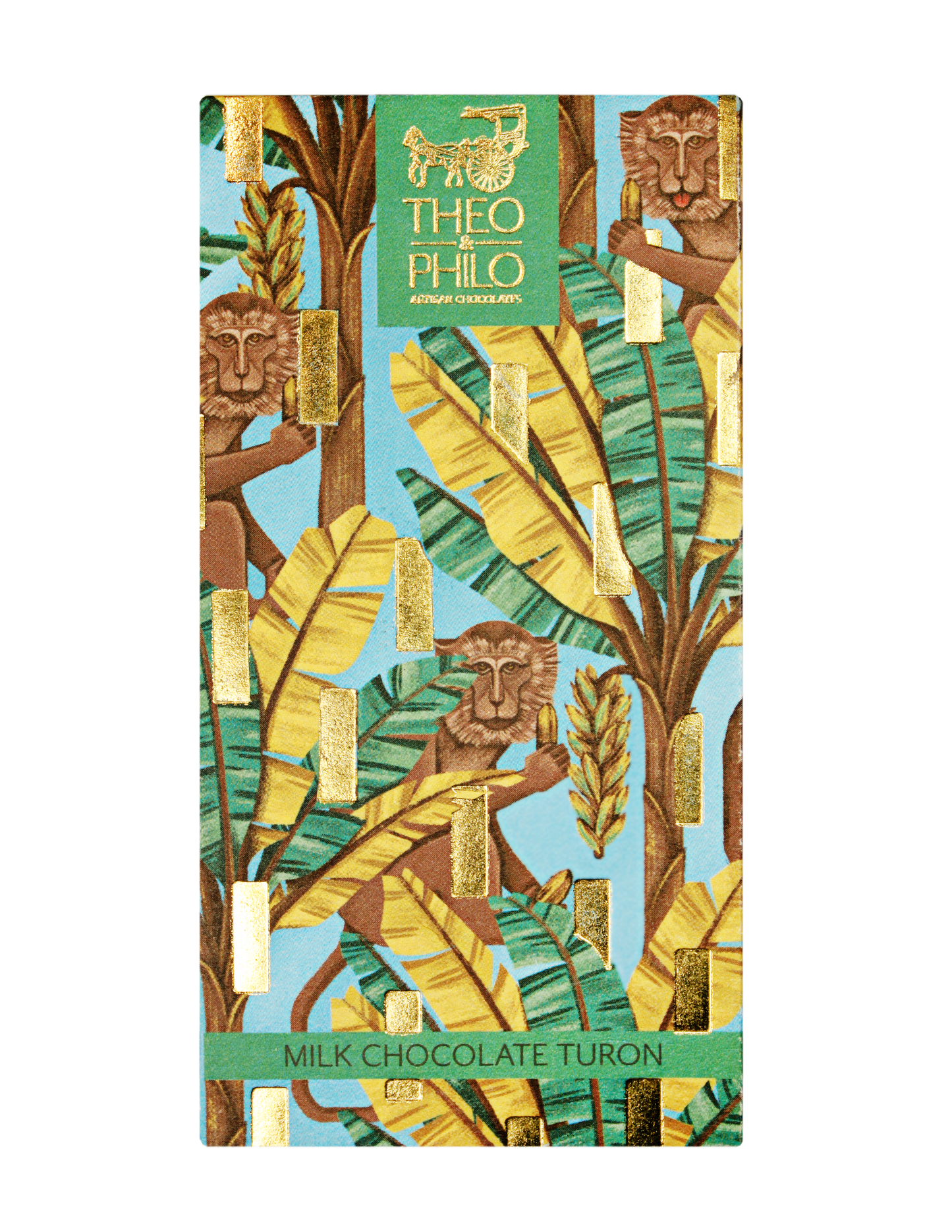 Theo & Philo Milk Chocolate Turon (Bananas, Sesame Seeds, Crispy Caramel) 45g