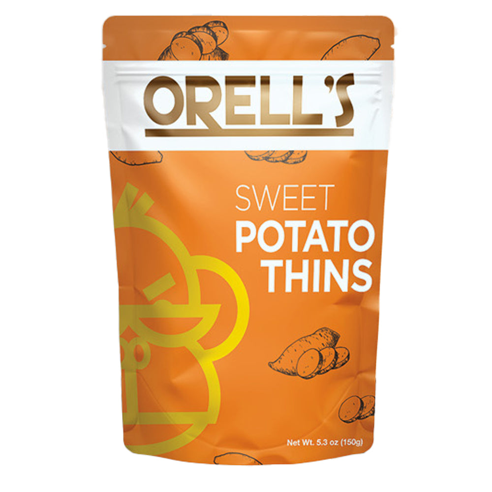 Orell's Sweet Potato Thins (Pouch) 150g