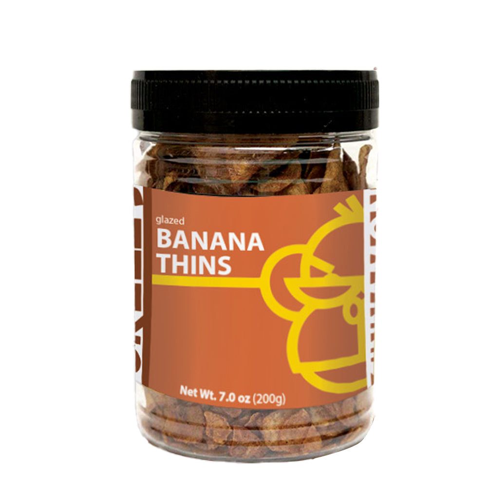 Orell's Cinnamon Flavored Banana Thins (Jar) 200g