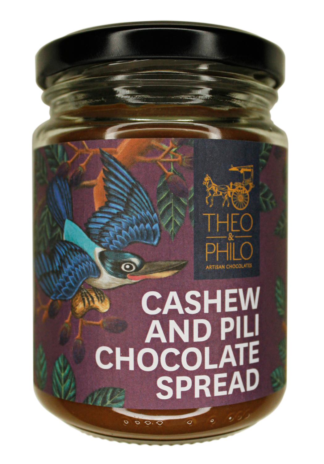 Theo & Philo Cashew & Pili Choco Spread 250g