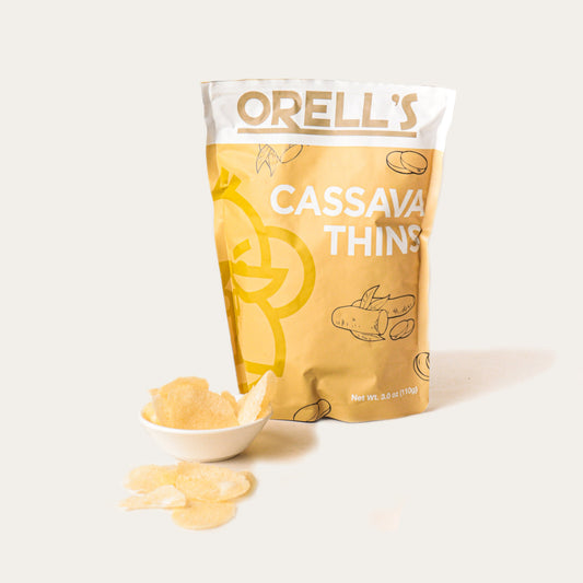 Orell's Cassava Thins (Pouch) 110g