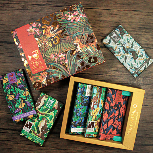 Theo & Philo 3 Bar Gift Box (Box Only, Chocolate Not Included)