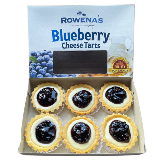 Rowena's Blueberry Cheesetart 6's